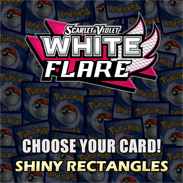 White Flare Pokemon Cards Reverse Holo Rare EX Pokeball Pattern Master Set Singles You Pick