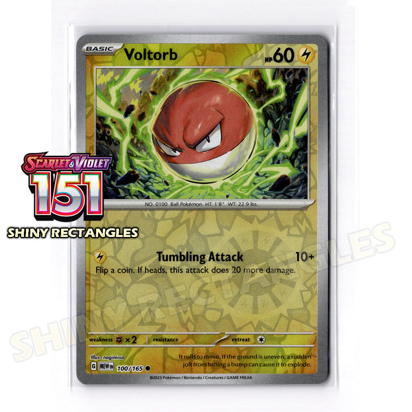 100/165 - Voltorb - Reverse Holo