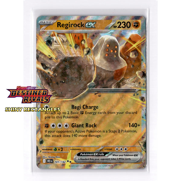 101/182 - Regirock EX - Holofoil
