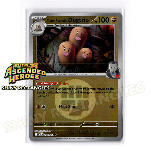 101/217 - Team Rocket's Dugtrio - Energy Symbol