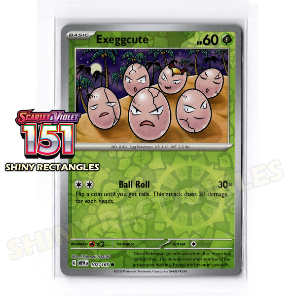 102/165 - Exeggcute - Reverse Holo