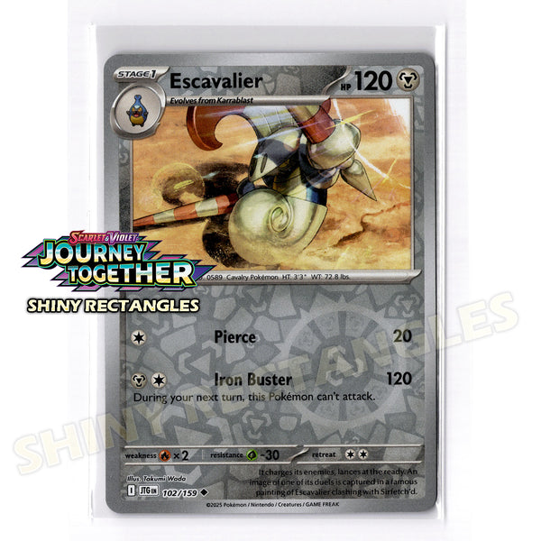 102/159 - Escavalier - Reverse Holo