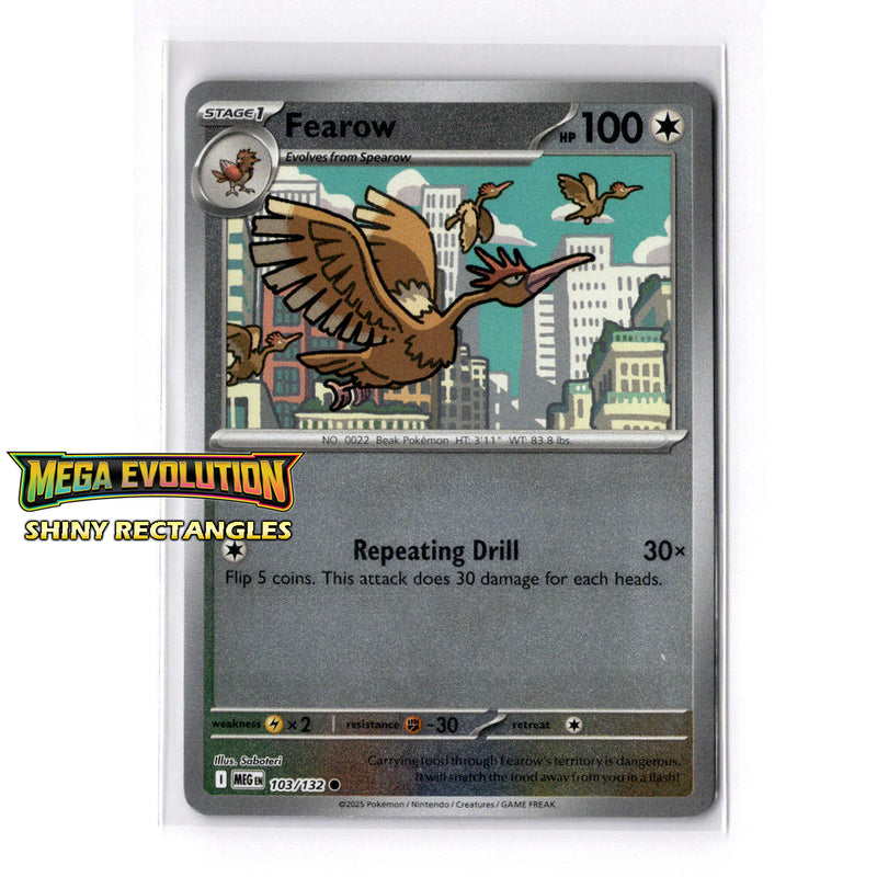 103/132 - Fearow - Reverse Holo