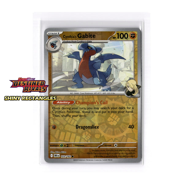 103/182 - Cynthia's Gabite - Reverse Holo