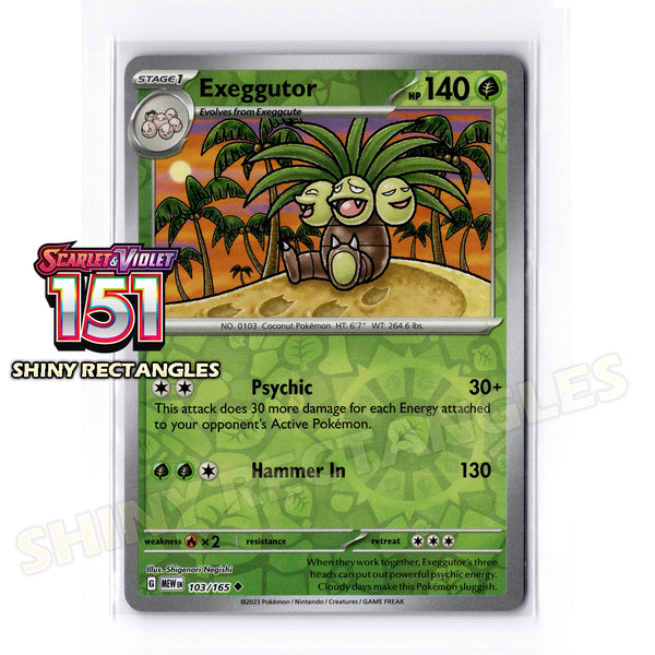 103/165 - Exeggutor - Reverse Holo
