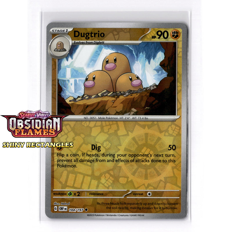 104/197 - Dugtrio - Reverse Holo