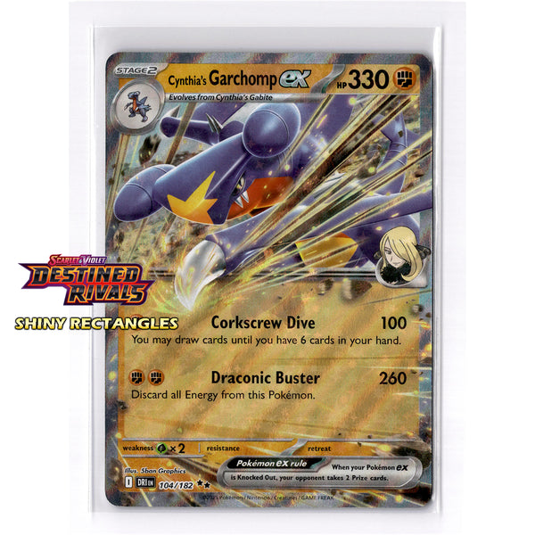 104/182 - Cynthia's Garchomp EX - Holofoil