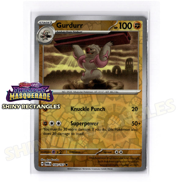 104/167 - Gurdurr - Reverse Holo