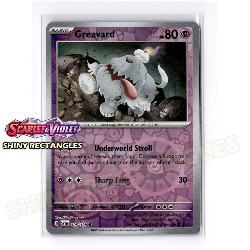 105/198 - Greavard - Reverse Holo