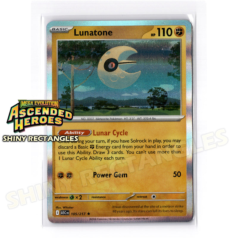 105/217 - Lunatone - Holofoil
