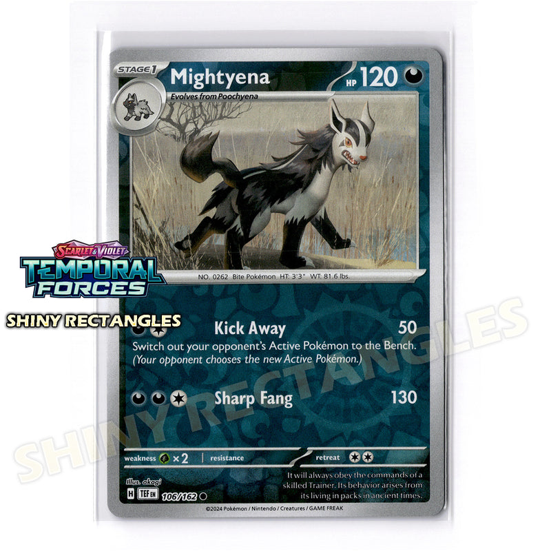 106/162 - Mightyena - Reverse Holo