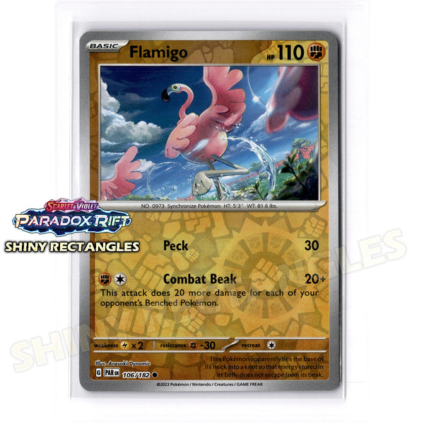 106/182 - Flamigo - Reverse Holo