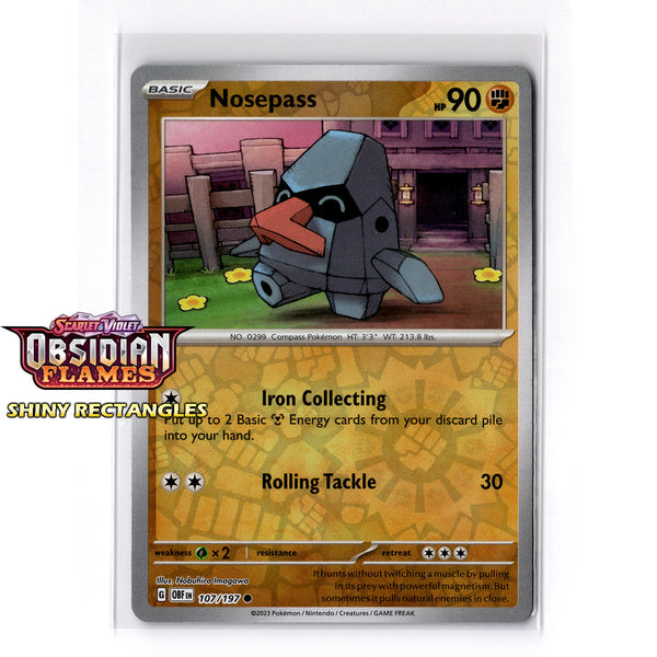 107/197 - Nosepass - Reverse Holo