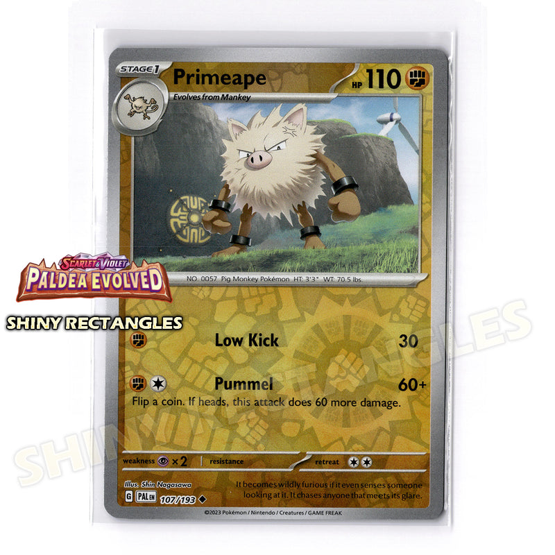 107/193 - Primeape - Reverse Holo