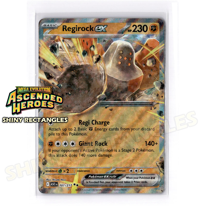 107/217 - Regirock EX - Holofoil
