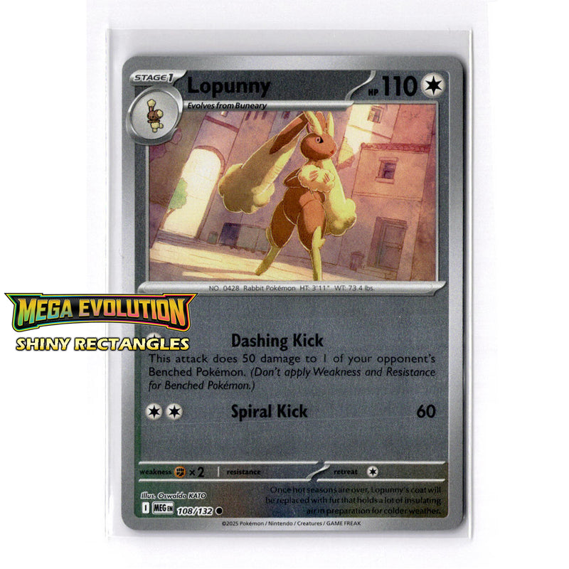 108/132 - Lopunny - Reverse Holo