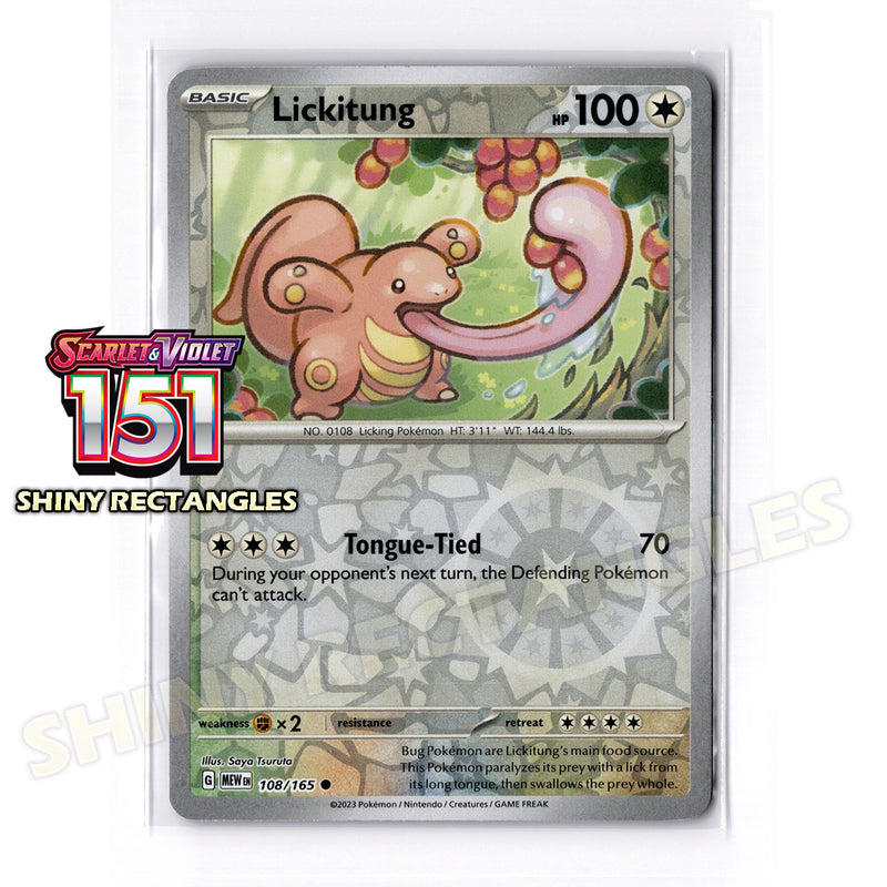 108/165 - Lickitung - Reverse Holo