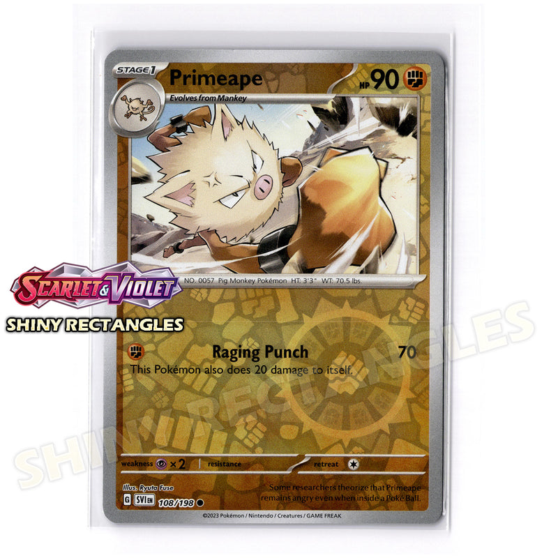 108/198 - Primeape - Reverse Holo