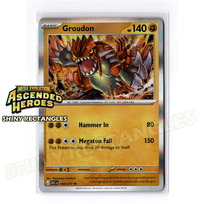 108/217 - Groudon - Holofoil