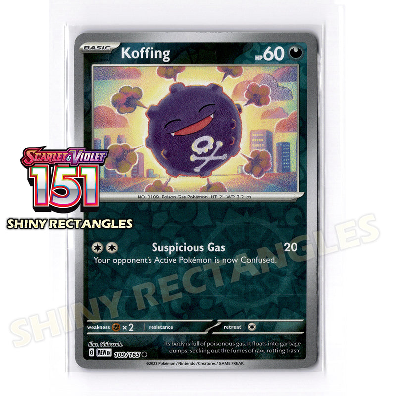109/165 - Koffing - Reverse Holo