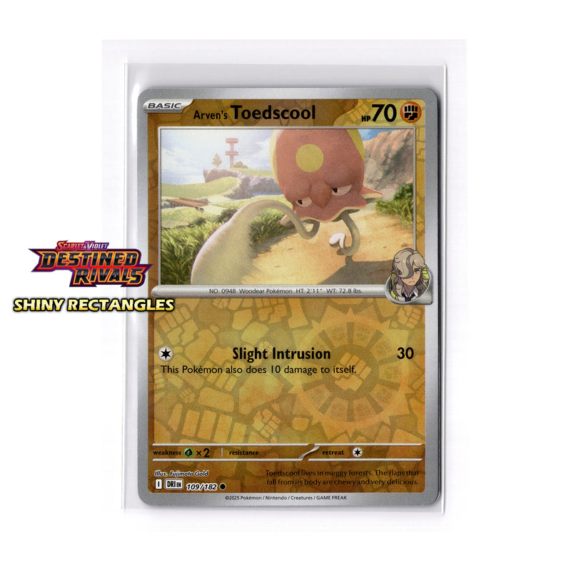 109/182 - Arven's Toedscool - Reverse Holo