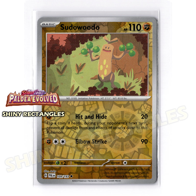 109/193 - Sudowoodo - Reverse Holo