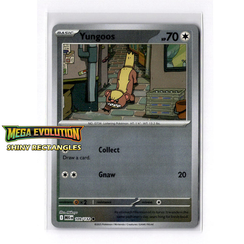 109/132 - Yungoos - Reverse Holo
