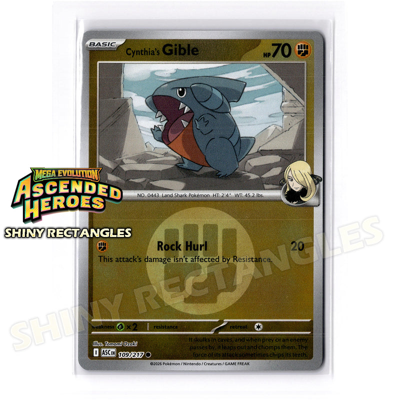 109/217 - Cynthia's Gible - Energy Symbol