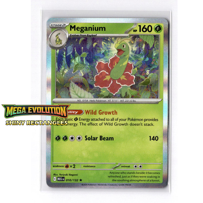 010/132 - Meganium - Holofoil