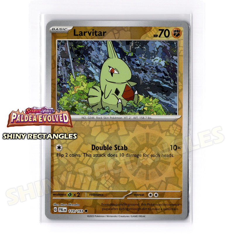 110/193 - Larvitar - Reverse Holo