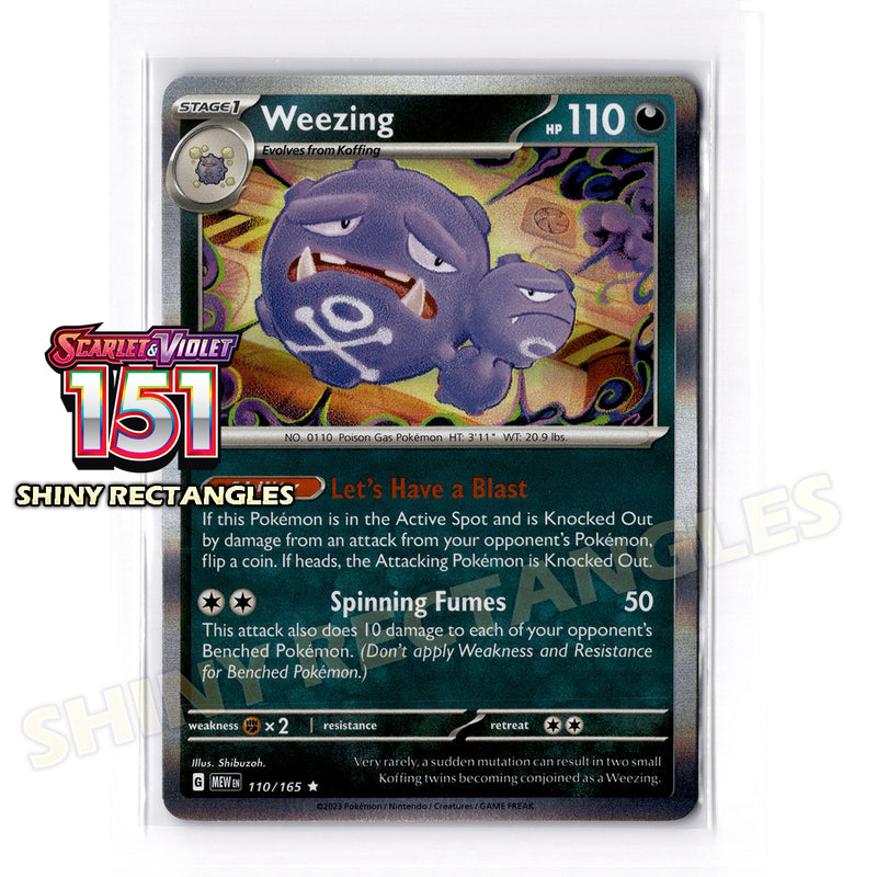 110/165 - Weezing - Holofoil