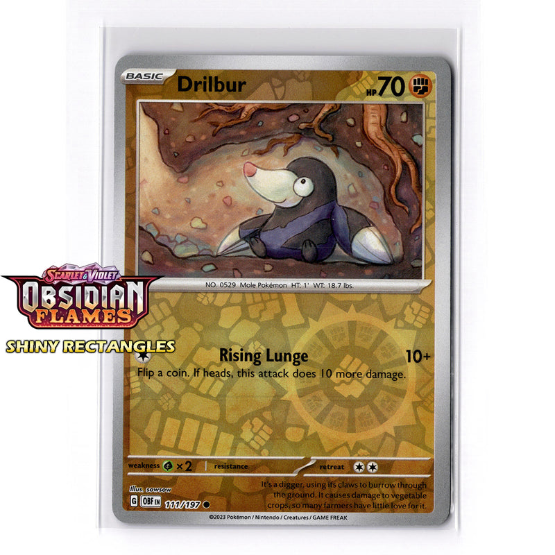 111/197 - Drilbur - Reverse Holo