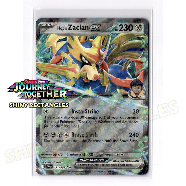 111/159 - Hop's Zacian EX - Holofoil
