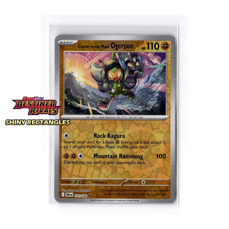 111/182 - Cornerstone Mask Ogerpon - Reverse Holo