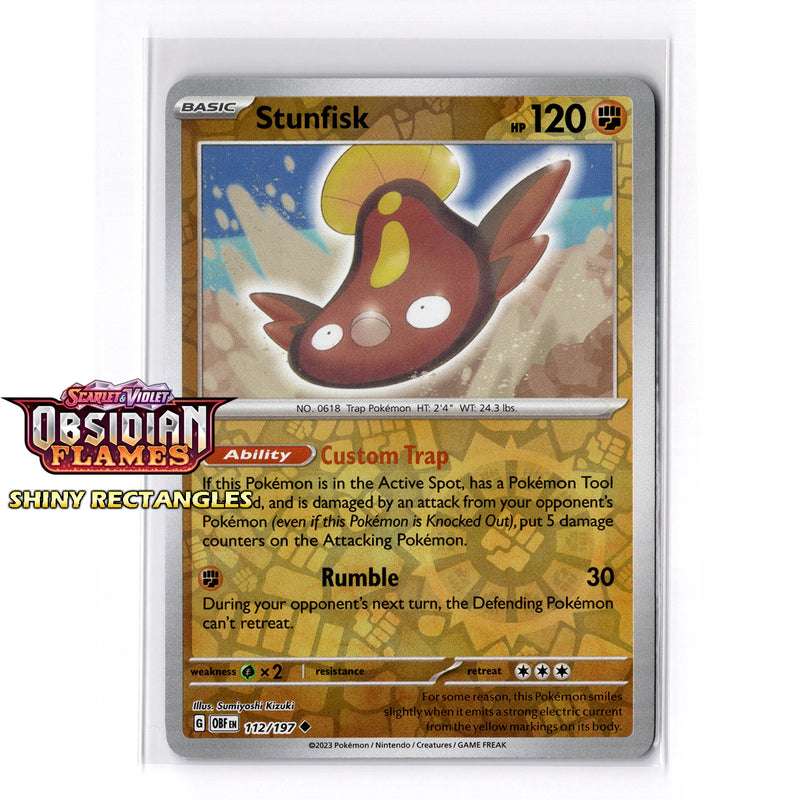 112/197 - Stunfisk - Reverse Holo