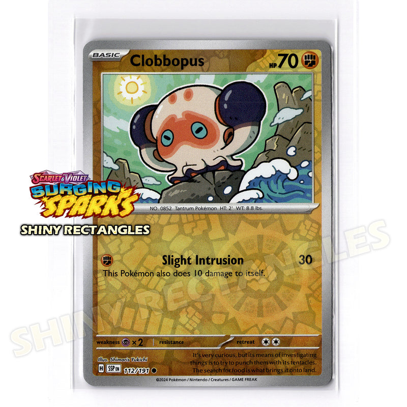112/191 - Clobbopus - Reverse Holo