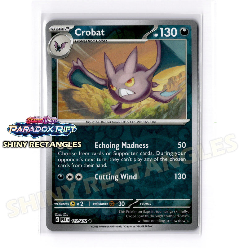 112/182 - Crobat - Reverse Holo