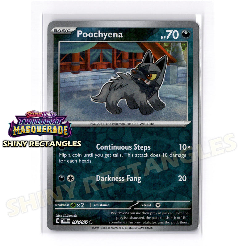 113/167 - Poochyena - Reverse Holo