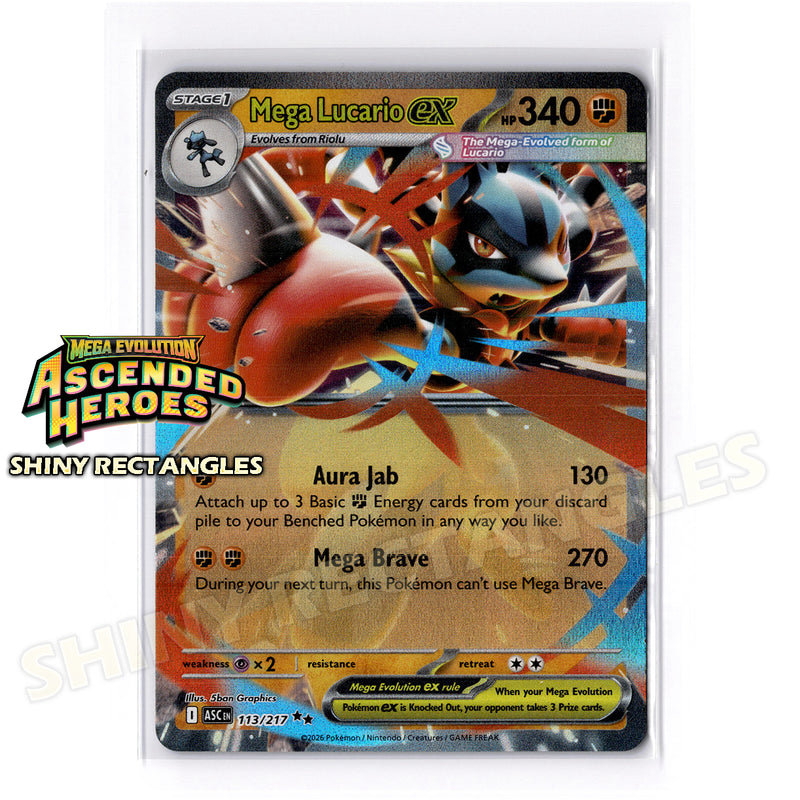 113/217 - Mega Lucario EX - Holofoil