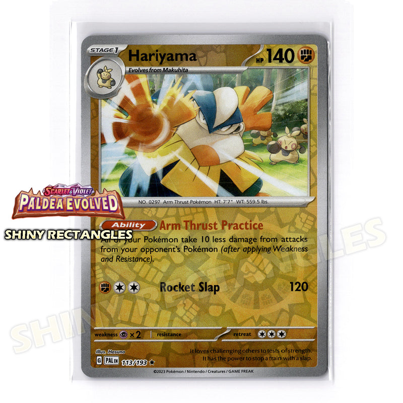 113/193 - Hariyama - Reverse Holo