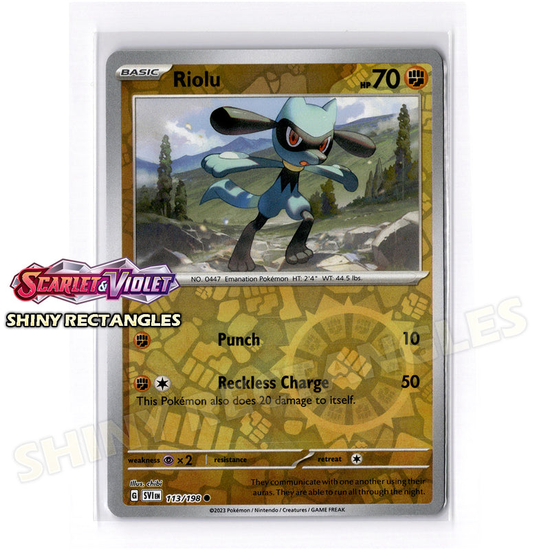 113/198 - Riolu - Reverse Holo