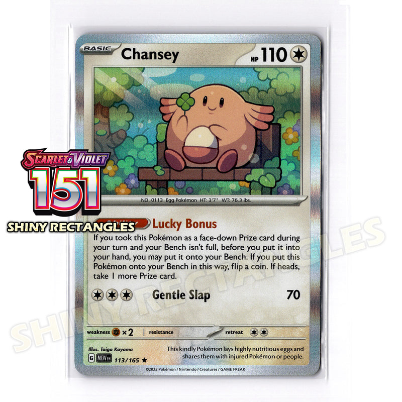 113/165 - Chansey - Holofoil