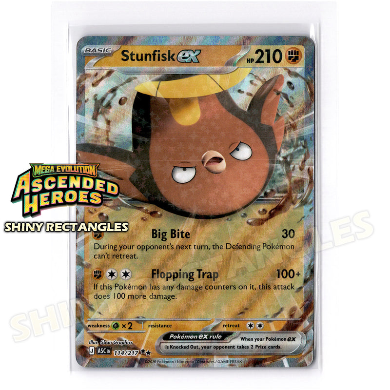 114/217 - Stunfisk EX - Holofoil