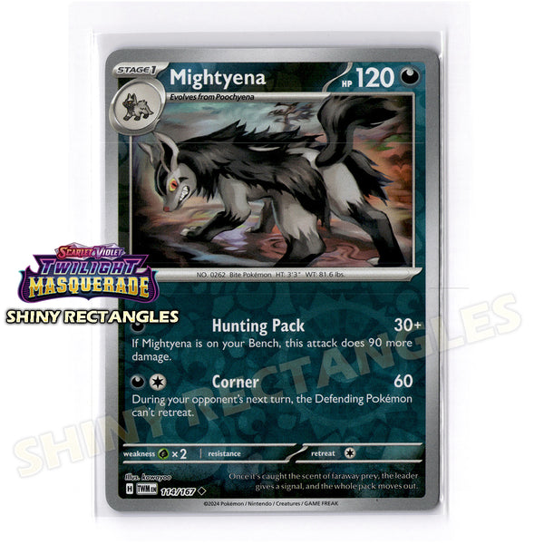 114/167 - Mightyena - Reverse Holo