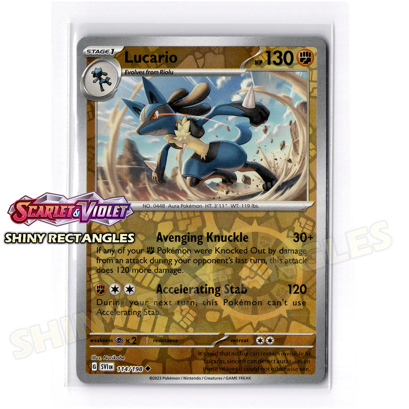 114/198 - Lucario - Reverse Holo