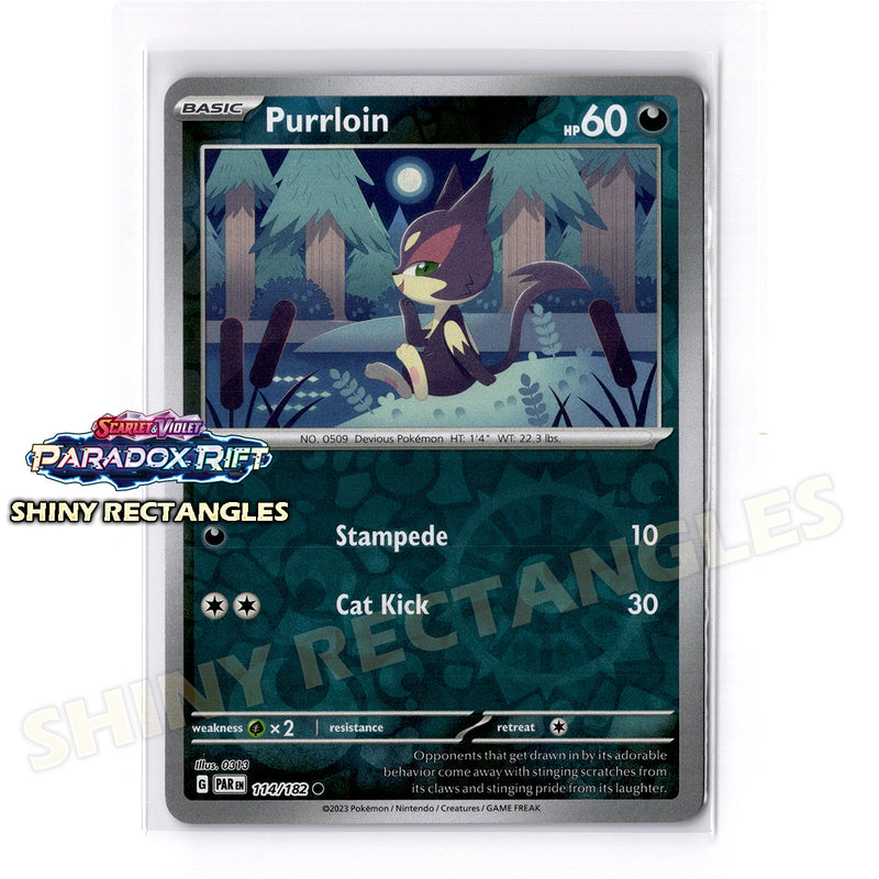 114/182 - Purrloin - Reverse Holo