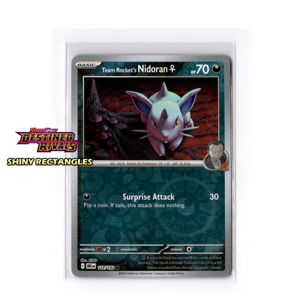114/182 - Team Rocket's Nidoran F - Reverse Holo