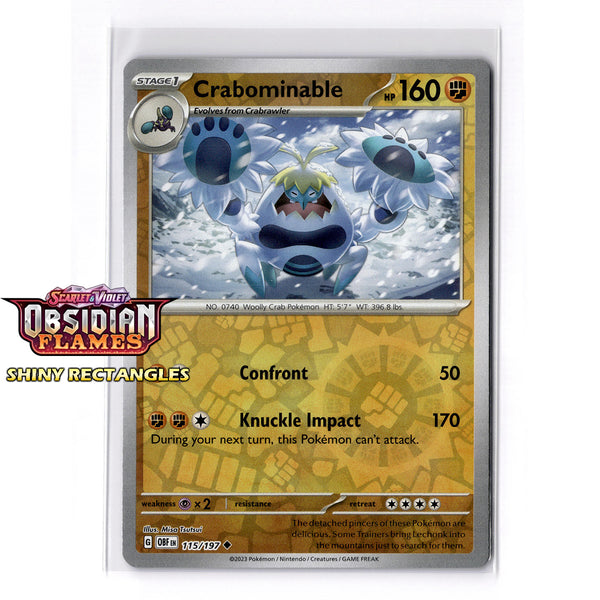 115/197 - Crabominable - Reverse Holo