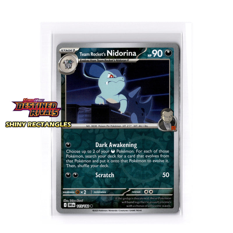 115/182 - Team Rocket's Nidorina - Reverse Holo