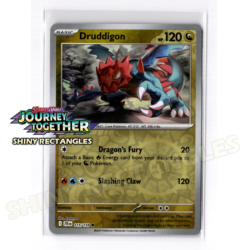 115/159 - Druddigon - Reverse Holo